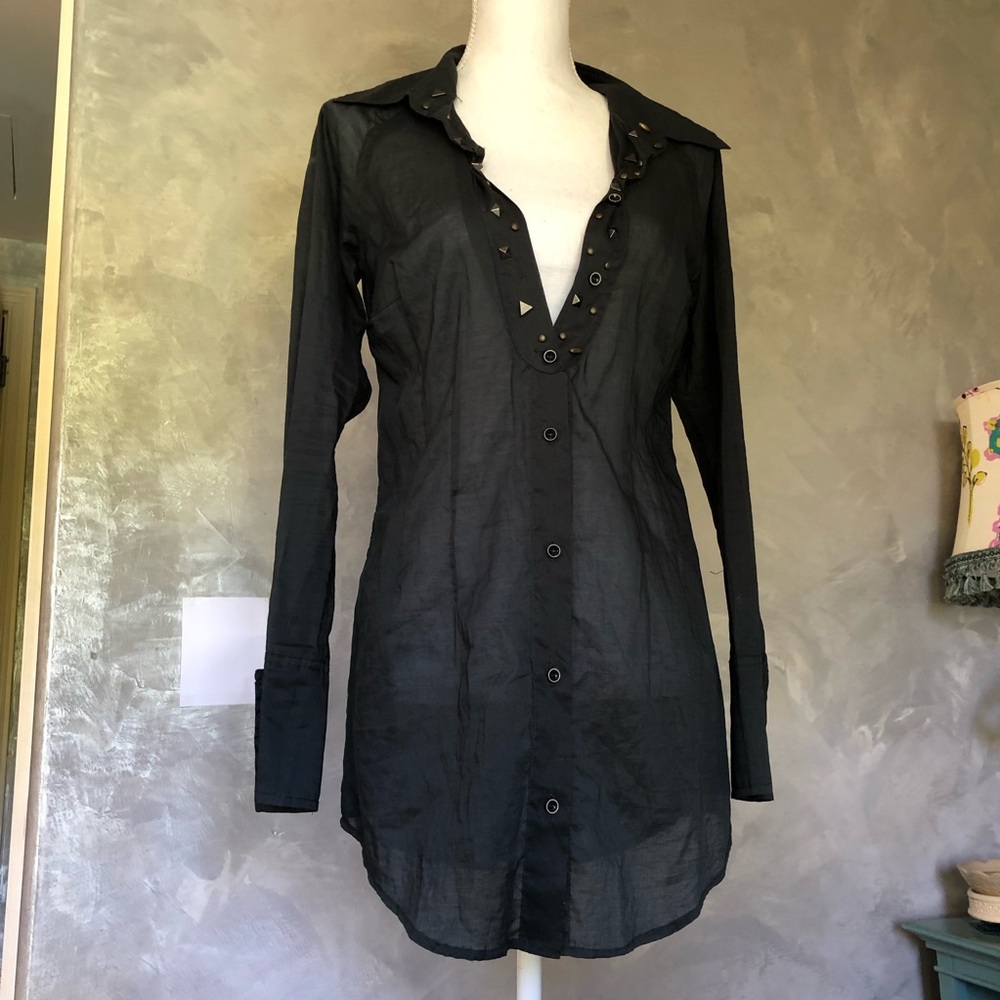 FREE PEOPLE Button Down Top